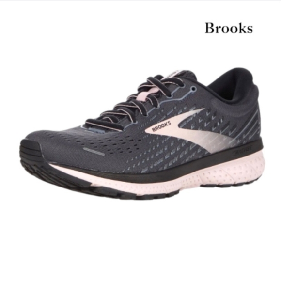 Brooks Shoes - Brooks Ghost 13 Black Pearl Pink Running Walk Athletic GT Shoe Sneaker Women 8.5